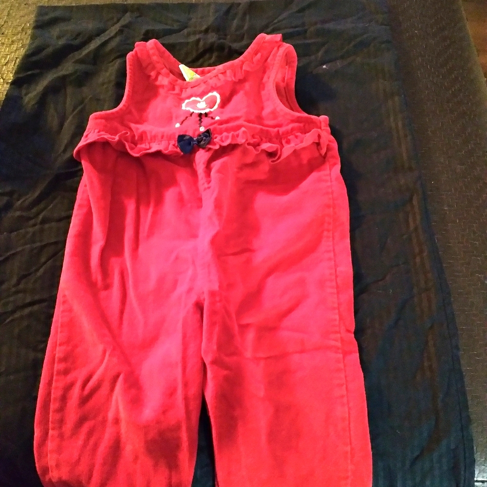 Red girls heart jumper